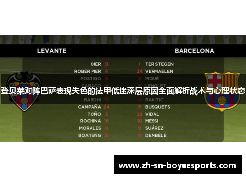 登贝莱对阵巴萨表现失色的法甲低迷深层原因全面解析战术与心理状态